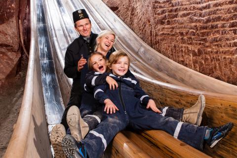 Rutsche Salzbergwerk