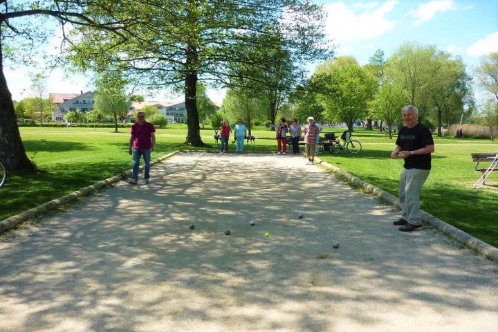 Bocciabahn im Chiemseepark Bernau-Felden